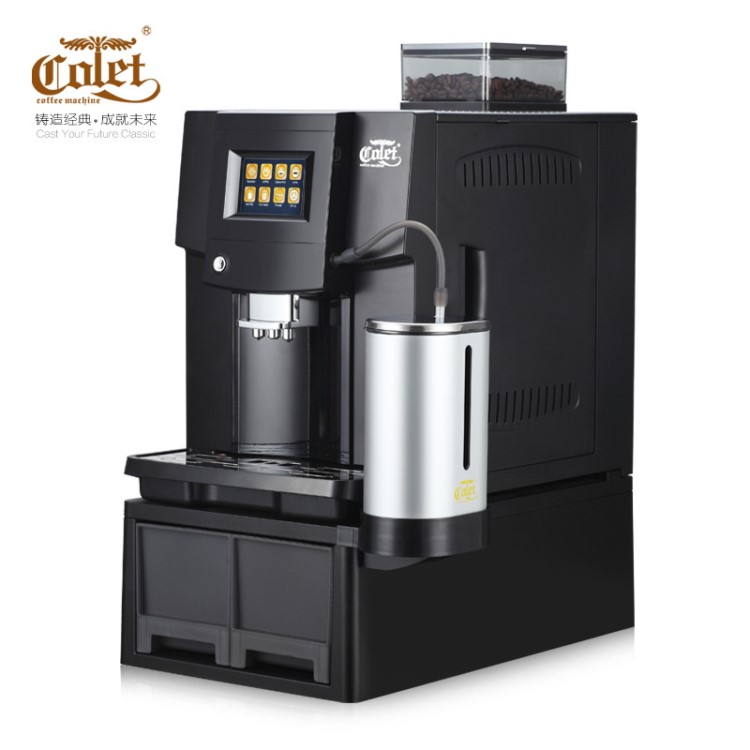 卡倫特 CLT-Q006B智能一鍵花式咖啡機全自動商用高壓磨豆一體意式