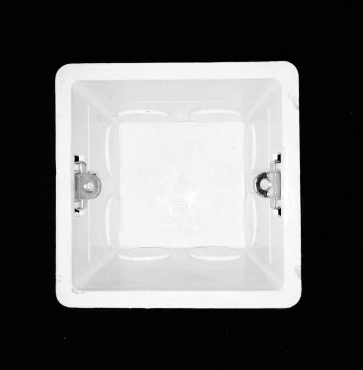 86暗盒开关插座底盒预埋暗装八角盒86型方盒100方盒灯头盒120八角