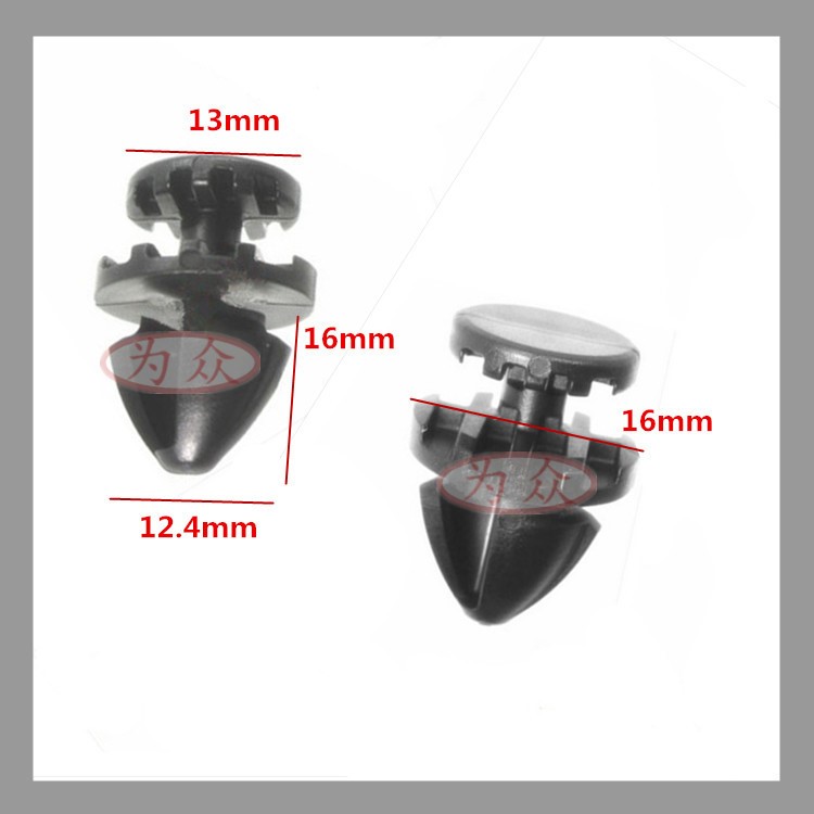批發(fā)車型汽車塑料裝飾卡扣門板尼龍鉚釘保險杠螺絲釘DYC500010