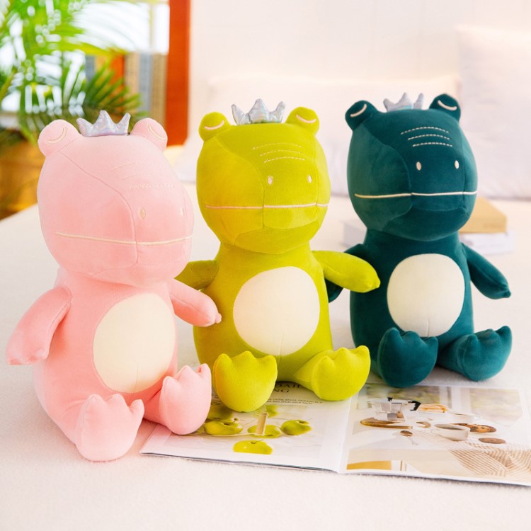 软羽绒棉创意三色鳄鱼子毛绒玩具可爱公仔送儿童女生生日礼物送
