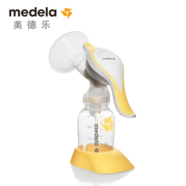 美德樂（Medela）和韻手動(dòng)吸奶器 小巧便攜省力吸奶器00025