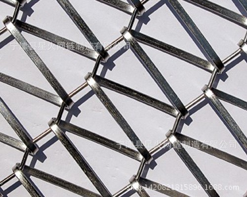 定做批發不銹鋼扁絲曲軸網帶