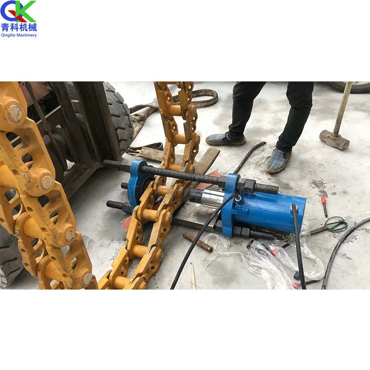液压履带销拆卸器链轨拆装机销轴拆装工具履带挖掘机维修设备