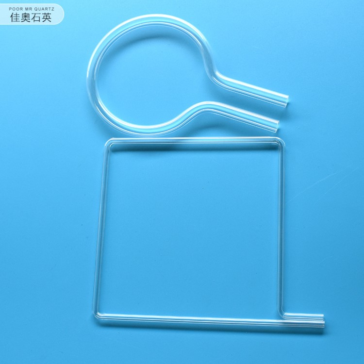 廠家直銷 石英異型管石英彎管 U型管加工定制玻璃管加工定制