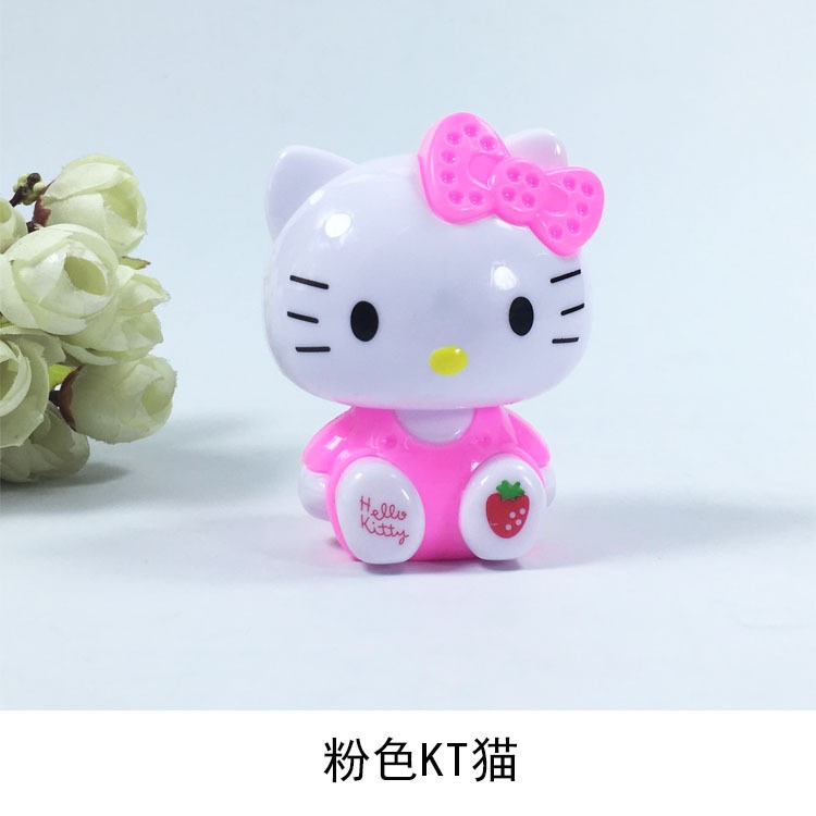 低價批發(fā) KT貓蛋糕裝飾擺件 單只塑料HelloKitty烘焙公仔蛋糕玩具