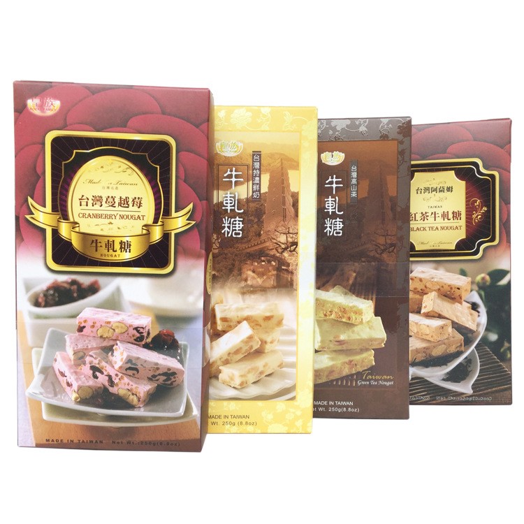 臺灣特產(chǎn)特濃鮮奶牛軋?zhí)锹捷⑺_姆紅茶牛軋?zhí)?50克