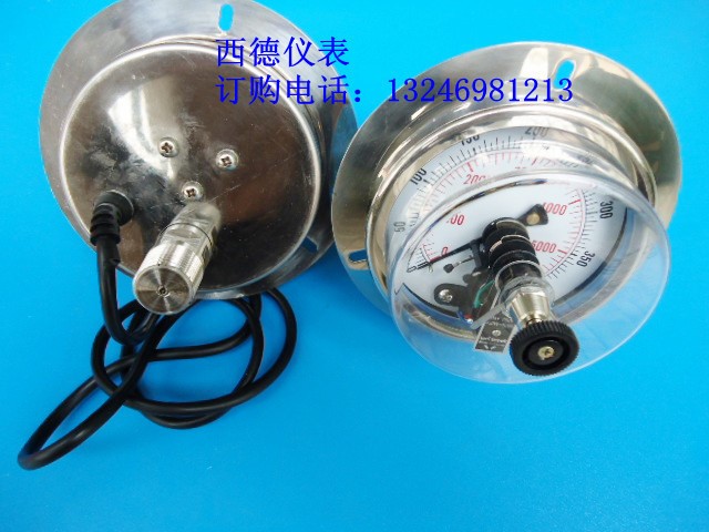 全鋼0－400KG電接點壓力表 注塑機壓力表 硅橡膠油壓成型機 DC24V