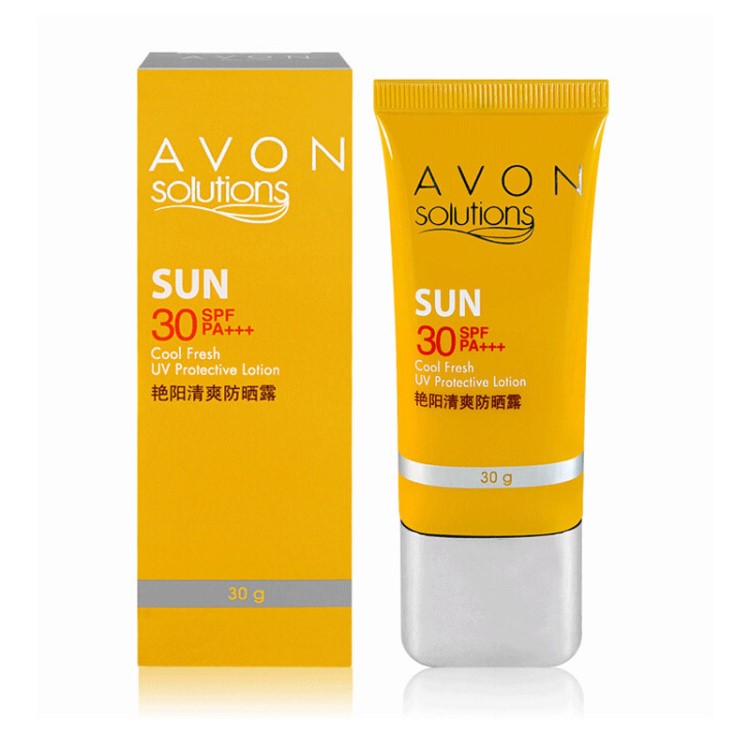 專柜 AVON雅芳肌膚管理系列 艷陽清爽防曬露SPF30/PA   