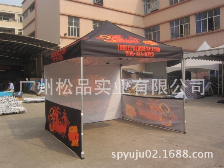 数码转印广告展示帐篷 户外折叠遮阳篷 带轮包帐篷 Gazebo Tent