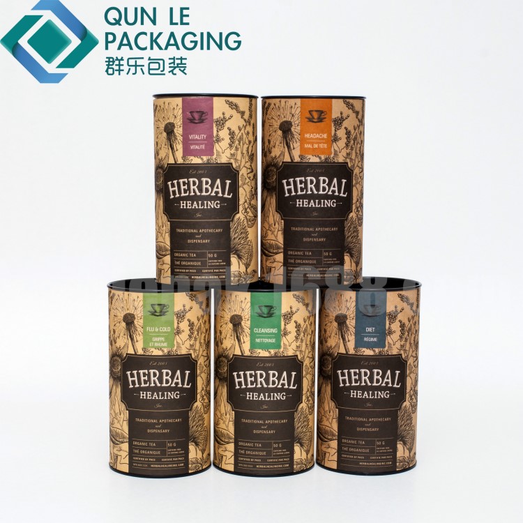 浙江QS紙罐廠大量供應(yīng)花茶包裝牛皮紙堅果紙筒工藝品紙盒