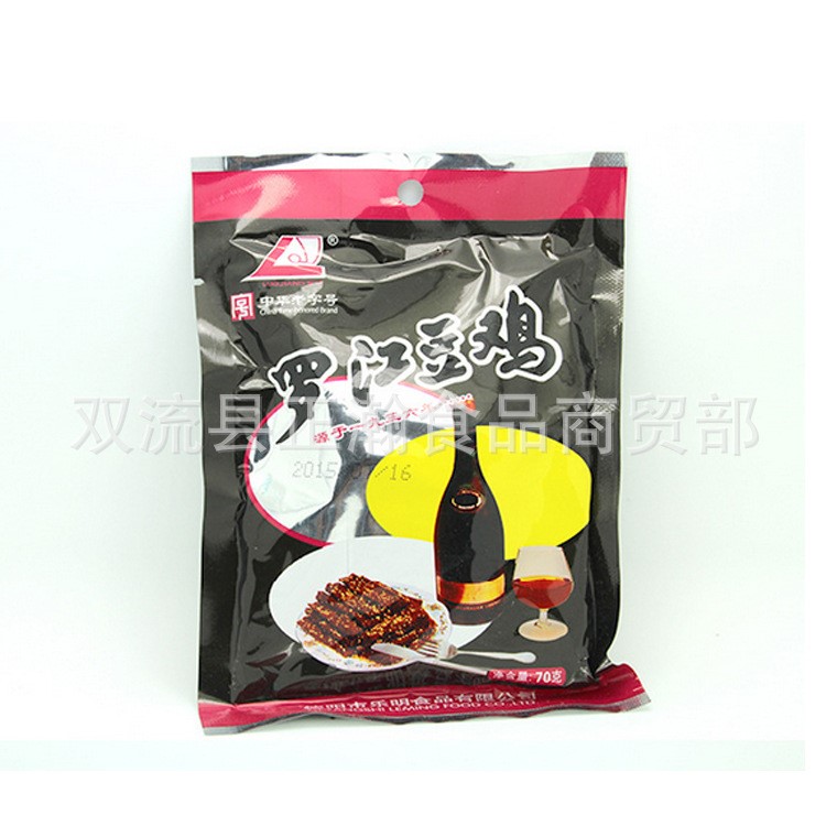 四川 德陽羅江豆雞70g 休閑麻辣食品批發(fā)