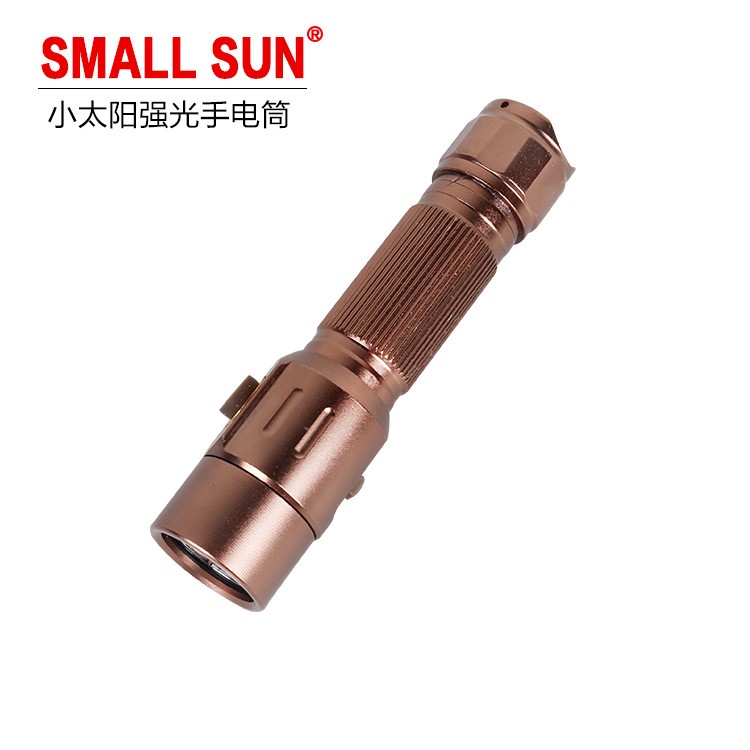 小太陽強光手電筒ZY-R810戶外遠射探險LED鋁合金強光手電筒