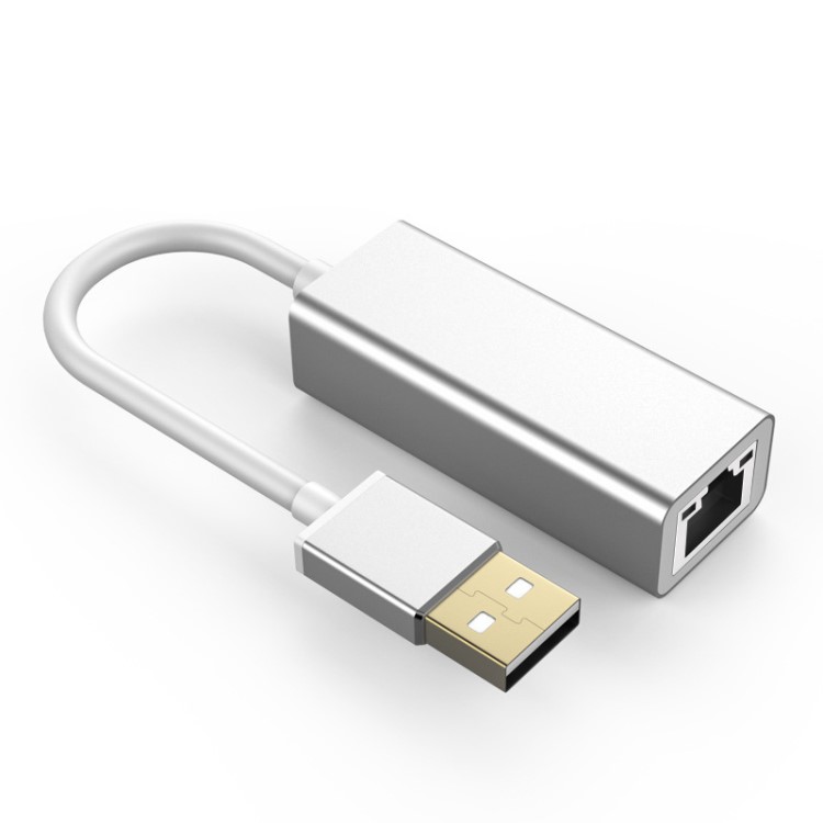 思鹏新款电脑USB2.0转RJ45免驱百兆以太网网卡转换器适用小米盒子