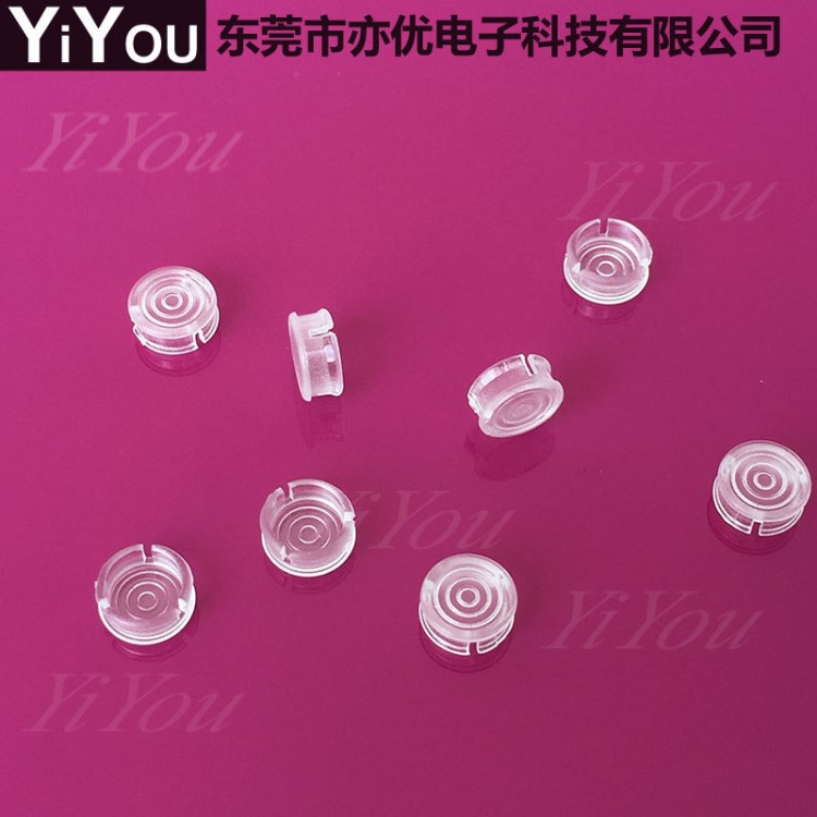 5MM LED燈導光罩透明燈罩導光帽發光二極管保護罩透光燈帽 LC5-3