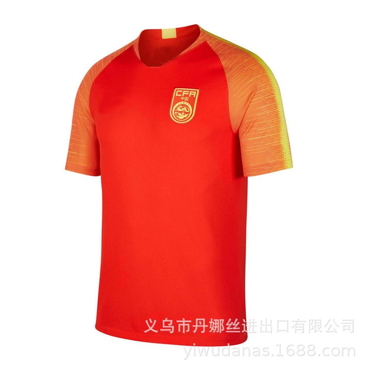 新款中國隊球衣12強賽國足球衣批發零售中國隊足球服廠家直銷