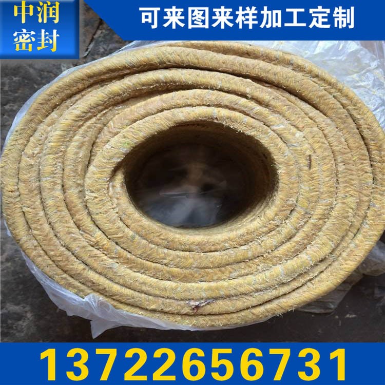 廠家生產(chǎn) 牛油黃油棉麻盤根 旋轉(zhuǎn)泵棉麻盤根 品質(zhì)