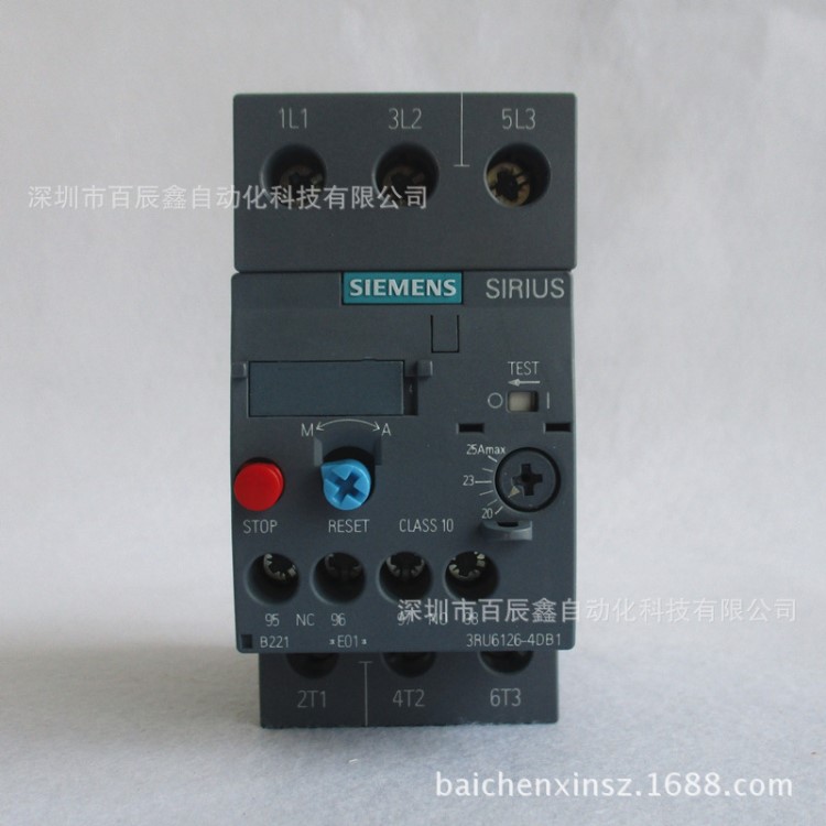 原裝西門子熱繼電器3RU6126-1CB0，現(xiàn)貨假一賠十