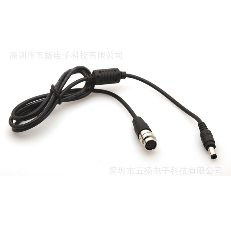 廣瀨hrs12芯轉(zhuǎn)DC 12V電源連接線 B4 2/3鏡頭佳能富士通鏡頭連接線