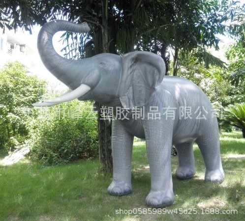 東莞峰云 工廠定制充氣PVC大象  充氣各種動物氣模  充氣小玩具