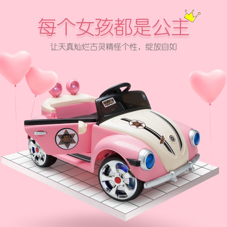 兒童電動(dòng)車(chē)四輪遙控汽車(chē)可做人小公主女寶寶玩具車(chē)贈(zèng)品一件代發(fā)