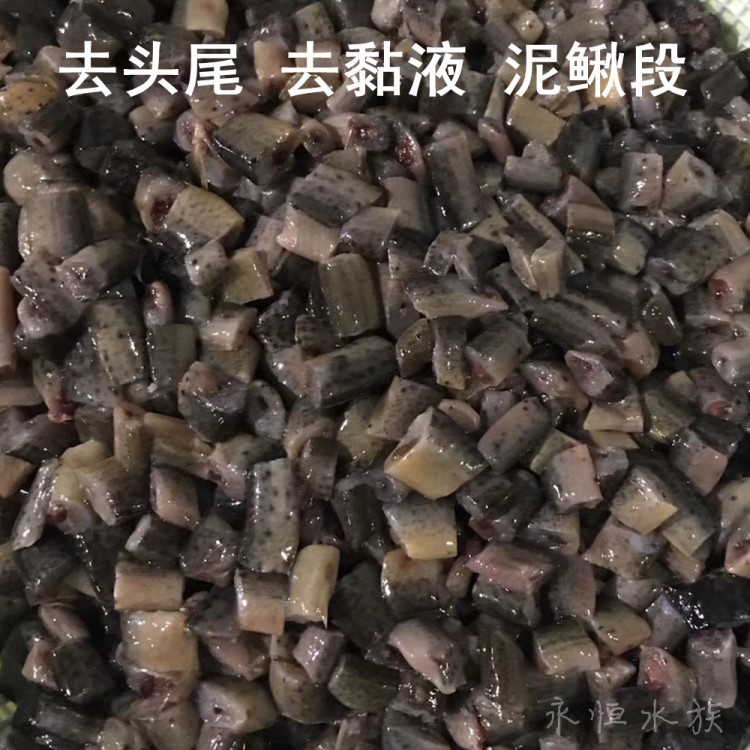 凍泥鰍段包郵 分裝蜈蚣泥鰍 冰凍河蝦冷凍蝦段中型魚飼料魚龍魚飼
