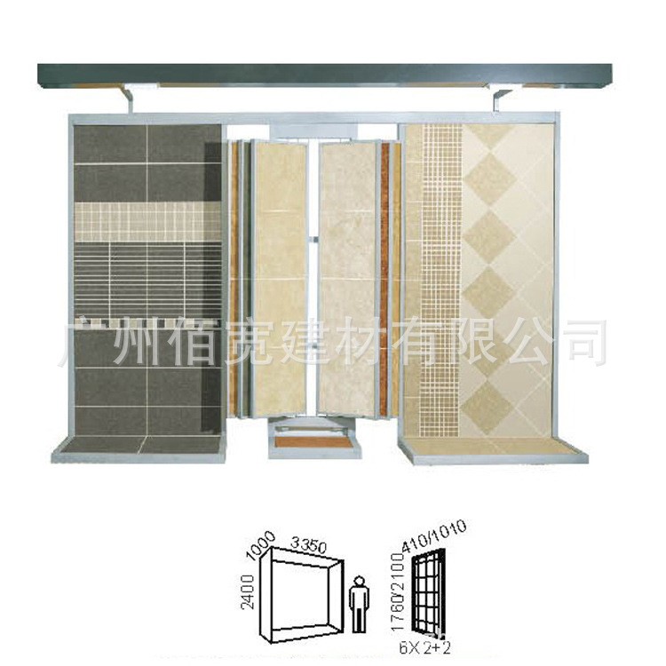 供應(yīng)定做內(nèi)墻磚展柜墻磚專用展柜 展示大氣地磚展架集成吊頂展架