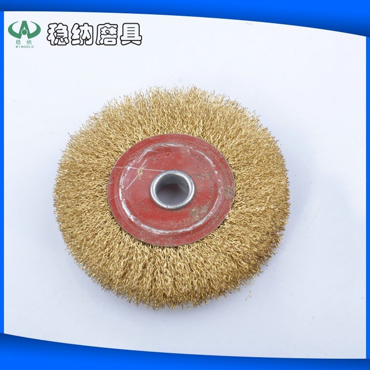 清潔鋼絲刷光除銹平行圓形鋼絲刷拉絲輪不銹鋼鋼絲刷工業(yè)用刷盤