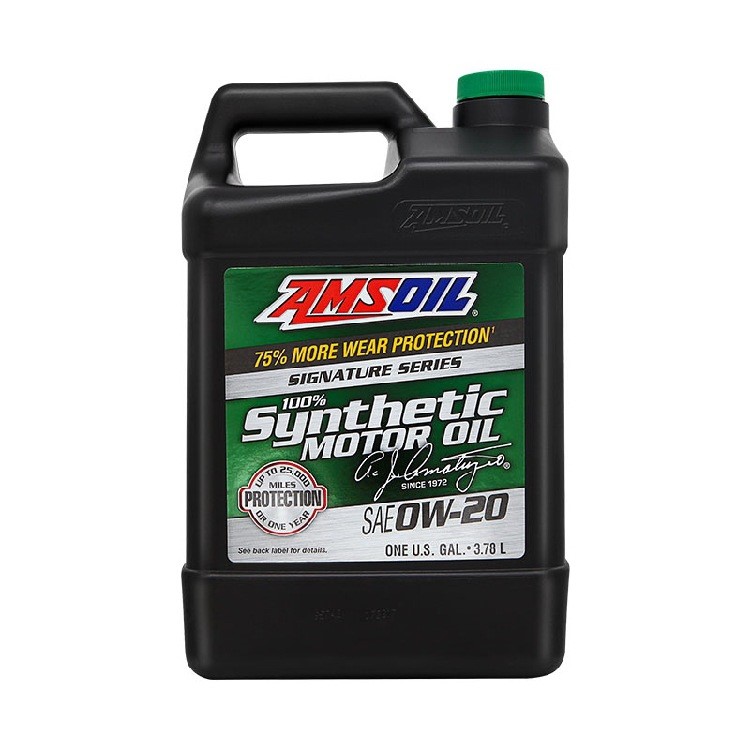 AMSOIL安索SN 0W-20長效靜音ASM1G簽名版全合成汽車潤滑機油3.78L