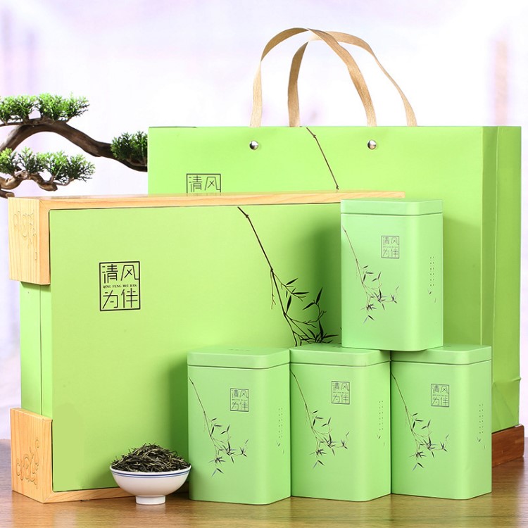 春节礼品茶信阳茶叶毛尖礼盒装绿茶明前2019新茶春茶500g