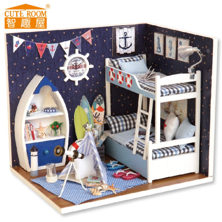 智趣屋diy小屋仰望天空創(chuàng)意手工拼裝建筑模型玩具送男女生日禮物