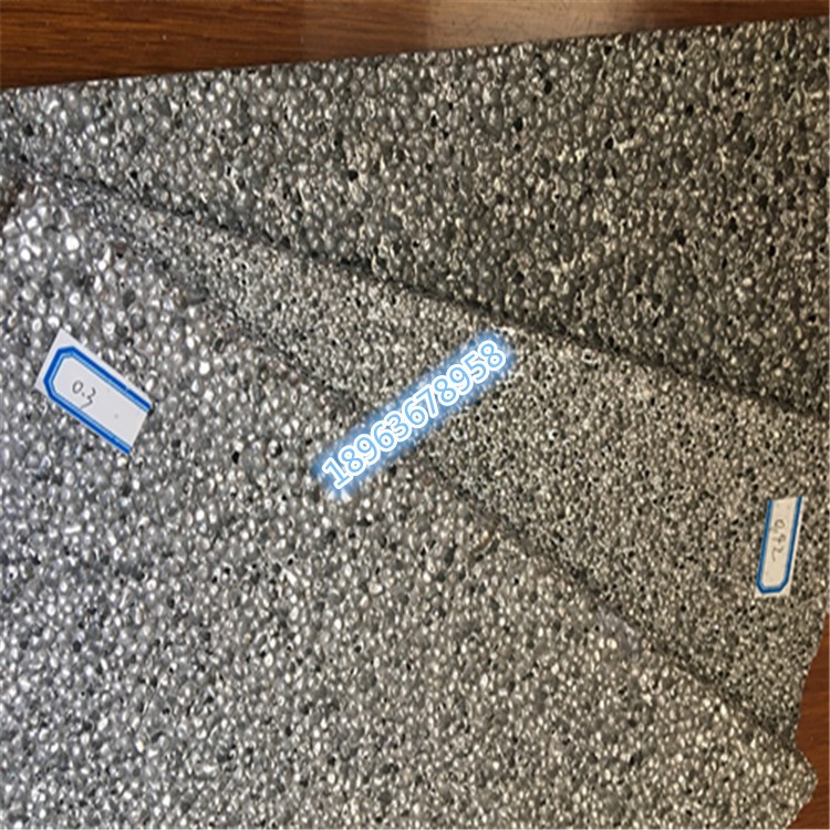 供應4mm吸聲過濾發泡鋁降力學載體實驗泡沫鋁材料 江蘇廠家