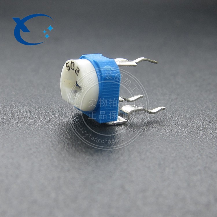 藍白可調微調電阻 RM065 環保 WH06-2A-101~205 K數齊