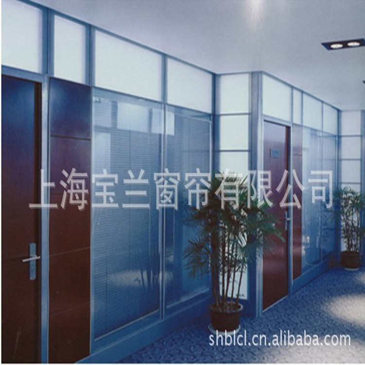 制作鋁合金中空百葉/百葉隔斷/手動，電動2.5，1.6百葉簾