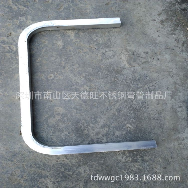 深圳不銹鋼拉管**定制加工**彎管加工*304方管彎管*201裝飾管拉彎
