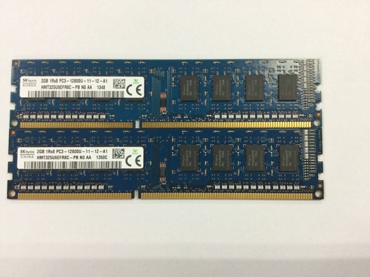 原廠臺(tái)式機(jī) DDR3 2GB PC312800U 內(nèi)存條