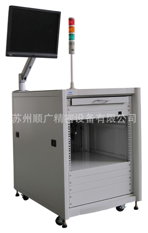 弧型鋁合金儀器測試機柜