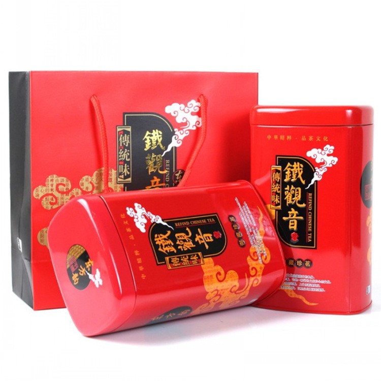 新茶1725浓香型安溪茶叶铁观音tgy礼盒装高山乌龙茶罐装chaye500g