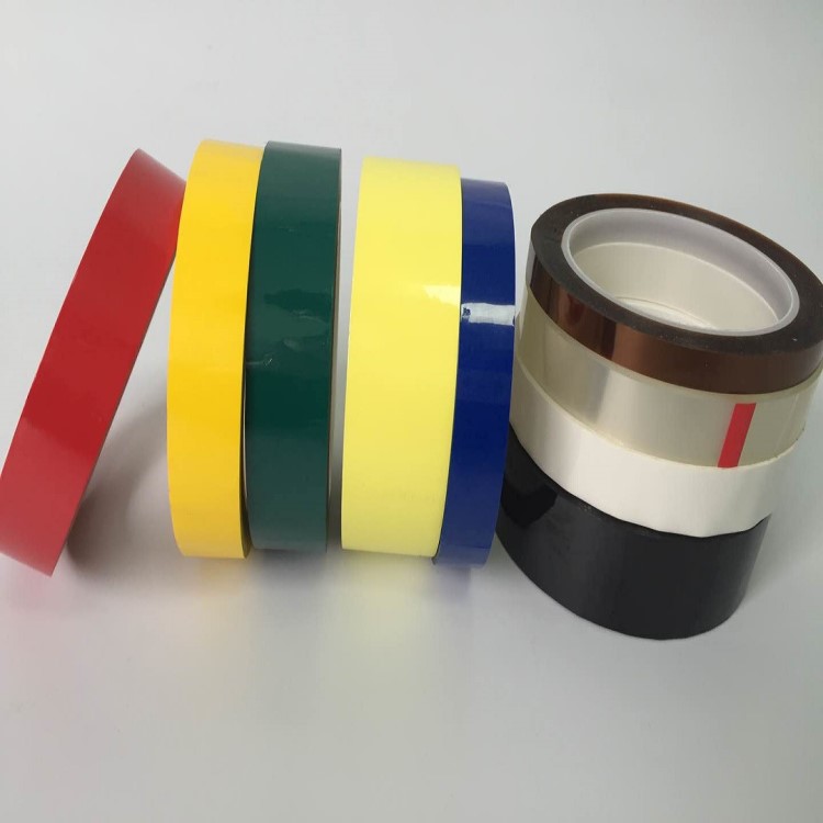 生產 黑色聚酯薄膜膠帶 深黃紅藍棕色馬拉膠 聚酯瑪拉膠 廠家