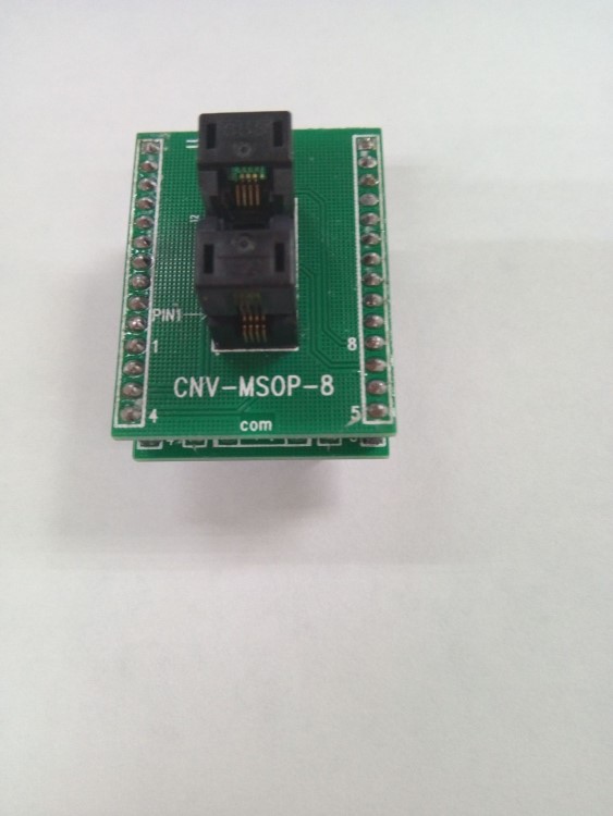 MSOP-8燒錄座，腳距0.65mm  全新原裝現(xiàn)貨  可直拍