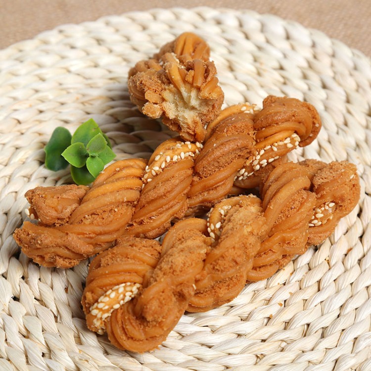 手工制作天津特产香脆可口天津大麻花办公户外休闲传统糕点