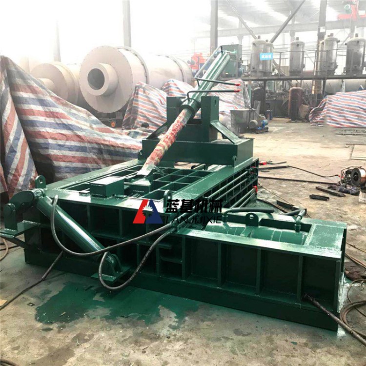 廢舊鋼筋頭下腳料液壓打包機 鐵銷鋁屑壓塊機 金屬廢料擠壓成型機