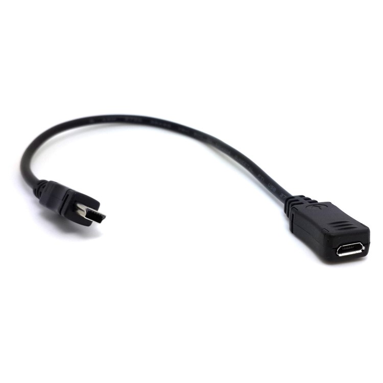 銅 USB 2.0 Micro母對(duì)迷你 Mini USB公充電數(shù)據(jù)轉(zhuǎn)接線 20cm