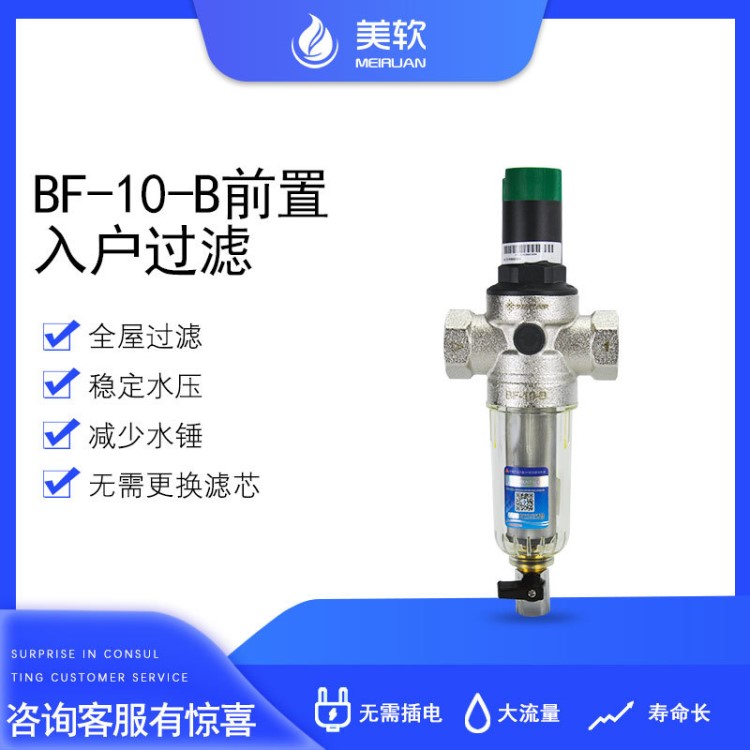 濱特爾愛惠浦BF-10-B前置過濾器井水自來水過濾凈水器家用凈水機(jī)