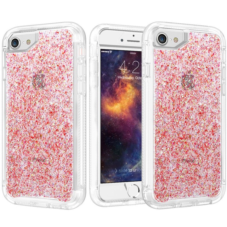 適用蘋果iphone 8 plus美國幻彩手機殼三星S9 Plus二合一皮套外貿