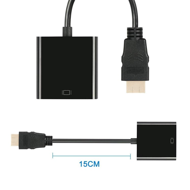 micro hdmi to vga   mini hdmi to VGA  转换器支持DVD 机顶盒