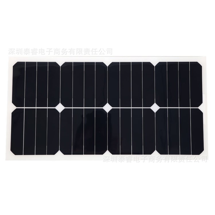 sunpower太陽能板充手機發電瓶18V30W柔性船舶汽車太陽能電池板