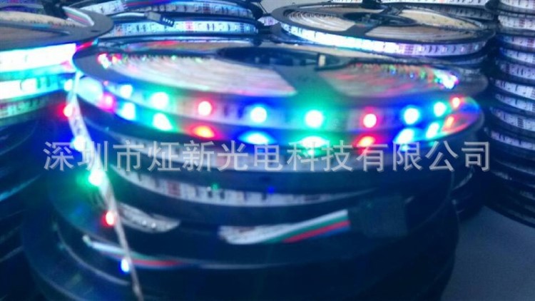 LED3528七彩RGB軟燈帶電壓3.7V 滑板車燈led燈帶模型 LED燈