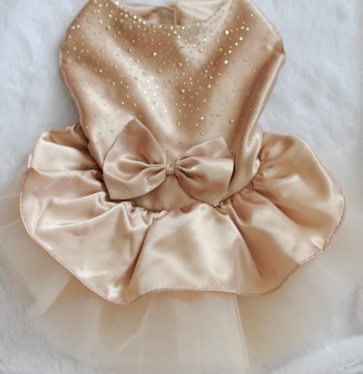 寵物婚紗禮服狗狗蓬蓬紗裙子泰迪比熊雪納瑞幼犬貓衣服批發