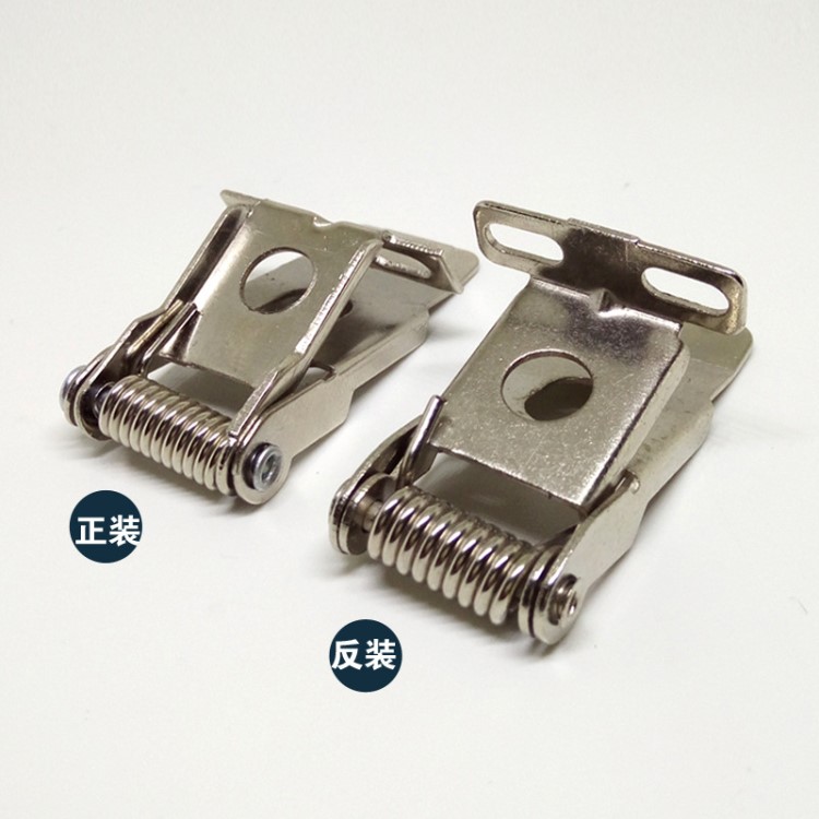 批發五金燈飾彈簧夾 天花燈卡扣 面板燈嵌入式安裝配件50*22mm