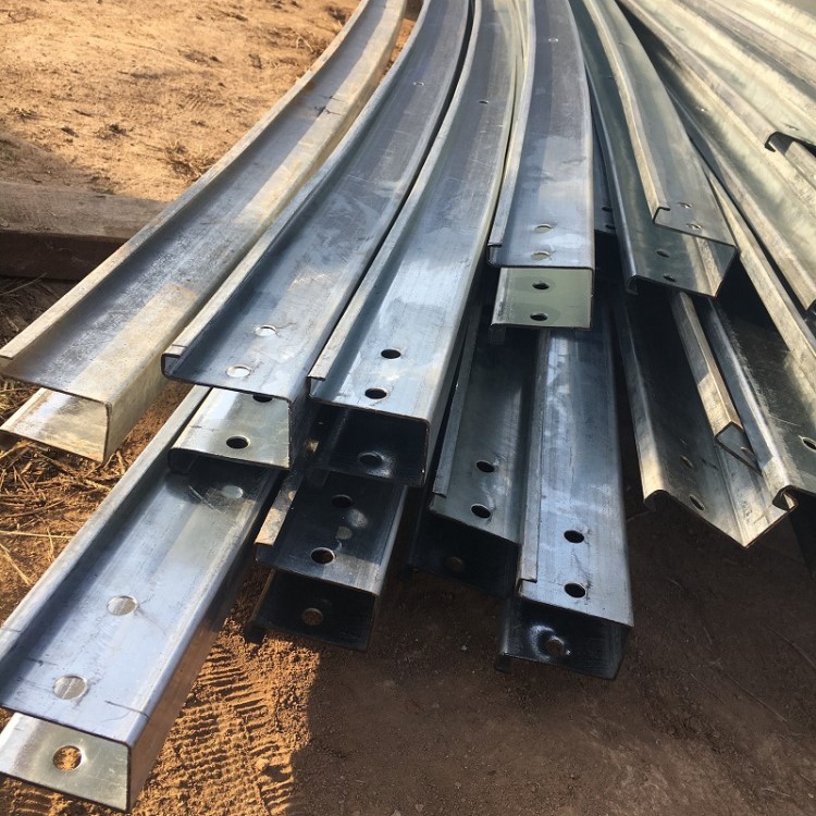 dx51热镀锌耐腐蚀几字型钢大棚骨架c型钢结构桥梁支架可来图加工